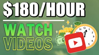 Make $180/Hour Watching Videos For Free | Make Money Online 2023