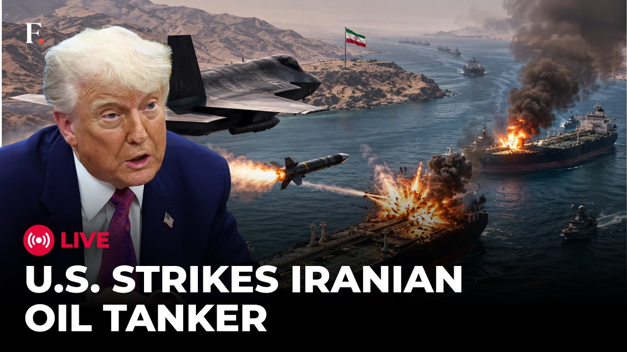 US Iran War LIVE: US ‘Disables’ Iranian Oil Tanker; Sirens Heard in Bahrain, Kuwait thumbnail