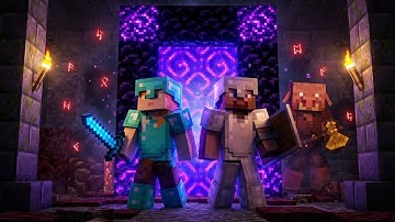 The Lost Nether Gate of Emberwood | Alex & Steve Adventure Minecraft Animation 