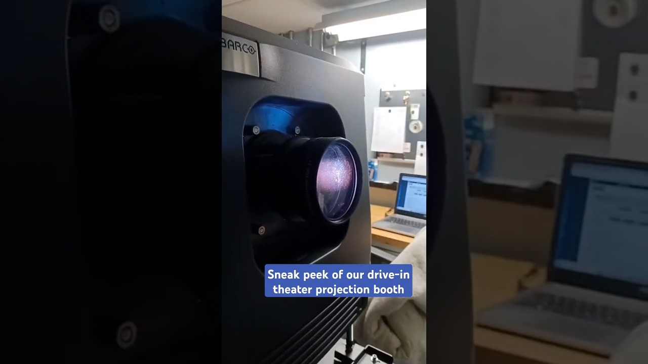 Shankweiler's Drive-In Theatre Projection Booth - Behind the Scenes  