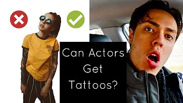 Do actors get real tattoos?