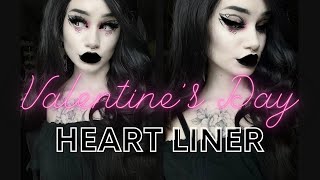 ♡ VALENTINE&#39;S DAY HEART EYELINER ♡