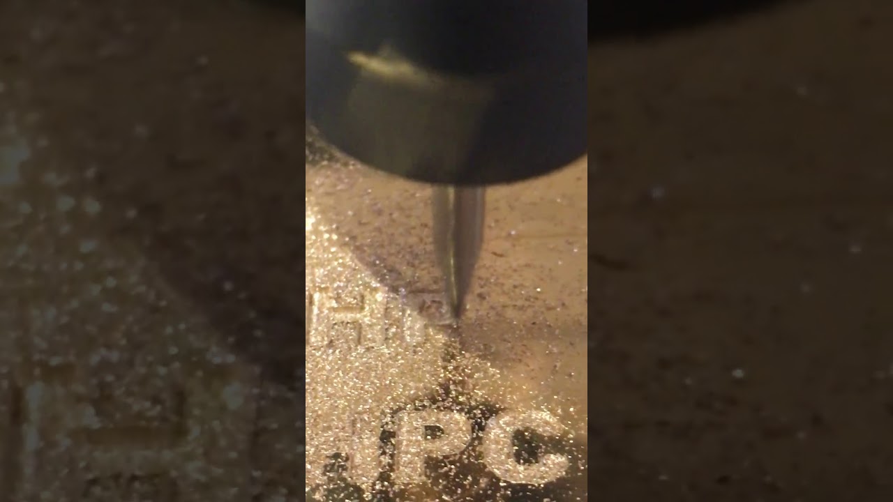 Engraving Brass with CNC Router YouTube