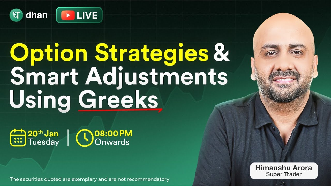 Option Strategies & Smart Adjustments Using Greeks