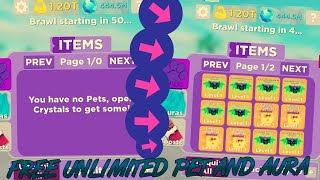 Roblox - 💪 Muscle Legends -  HOW to DUPE PETS - Unlimited Pets and Auras!!