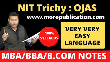 MBA BOOKS/NOTES|NIT Trichy : OJAS|EASY LANGUAGE|BBA NOTES/BOOKS|BCOM NOTES/BOOKS|