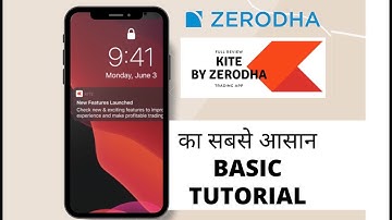 Zerodha Kite App Basic Tutorial For Beginners - Complete Guide Step By Step