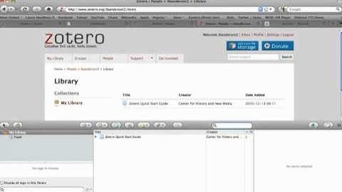 Hot-to Create Folders in Zotero