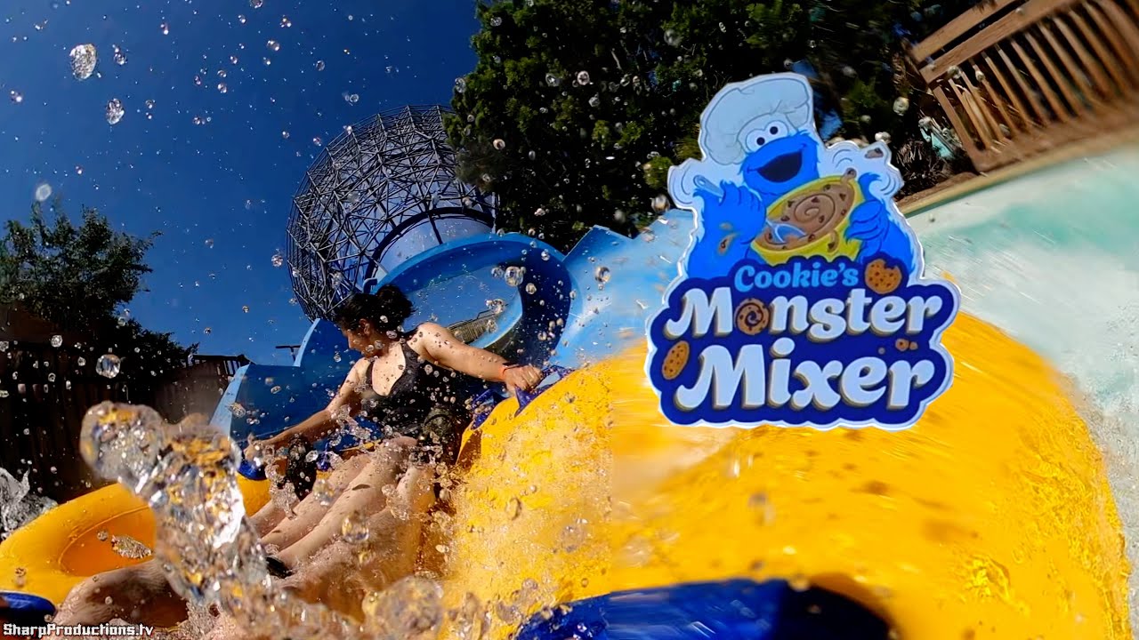Cookie's Monster Mixer (4K Hypersmooth) Sesame Place San Diego - YouTube