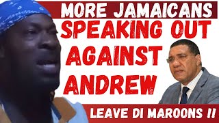 ANDREW HOLNESS STILL UNDER FIRE FROM JAMAICANS...LEAVE THE MAROONS ALONE!!
