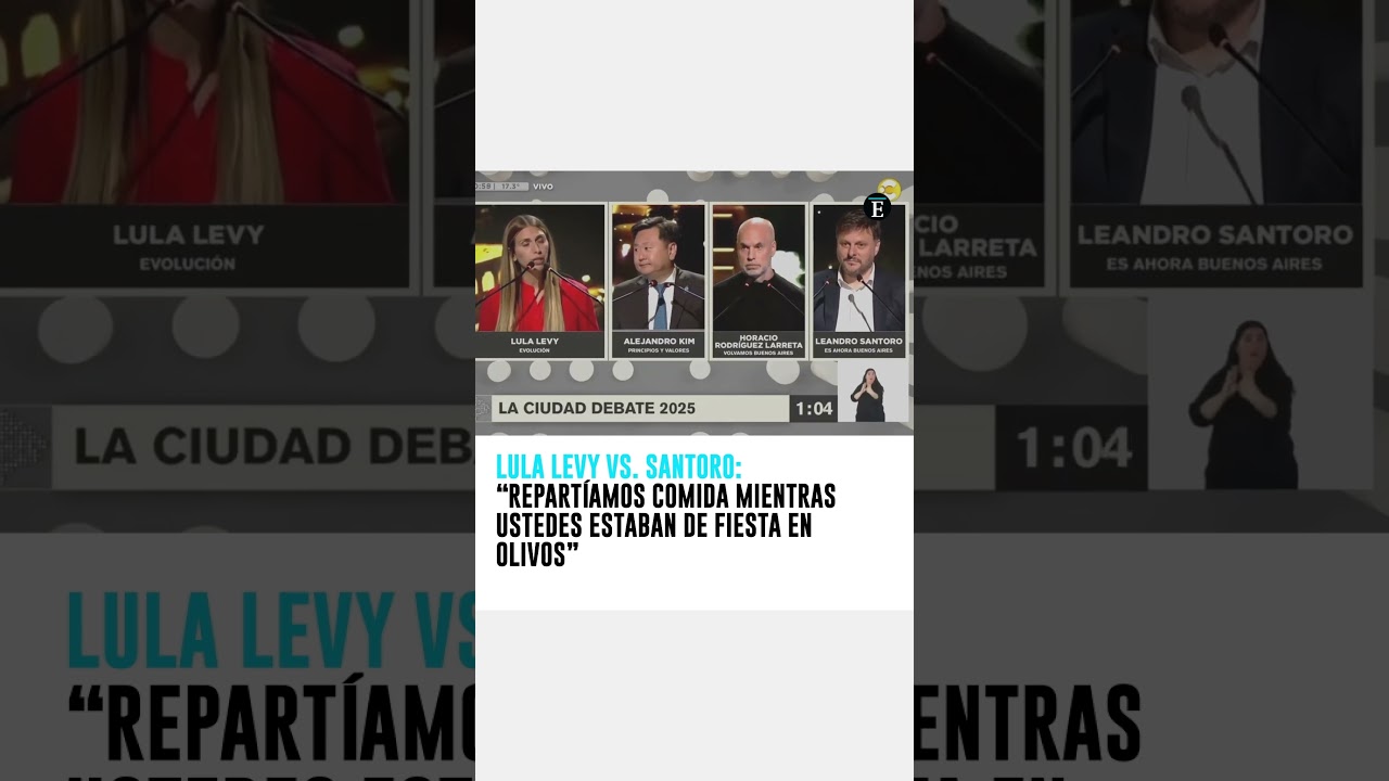 Lula Levy vs. Santoro: "Repartíamos comida mientras ustedes estaban de fiesta en Olivos"