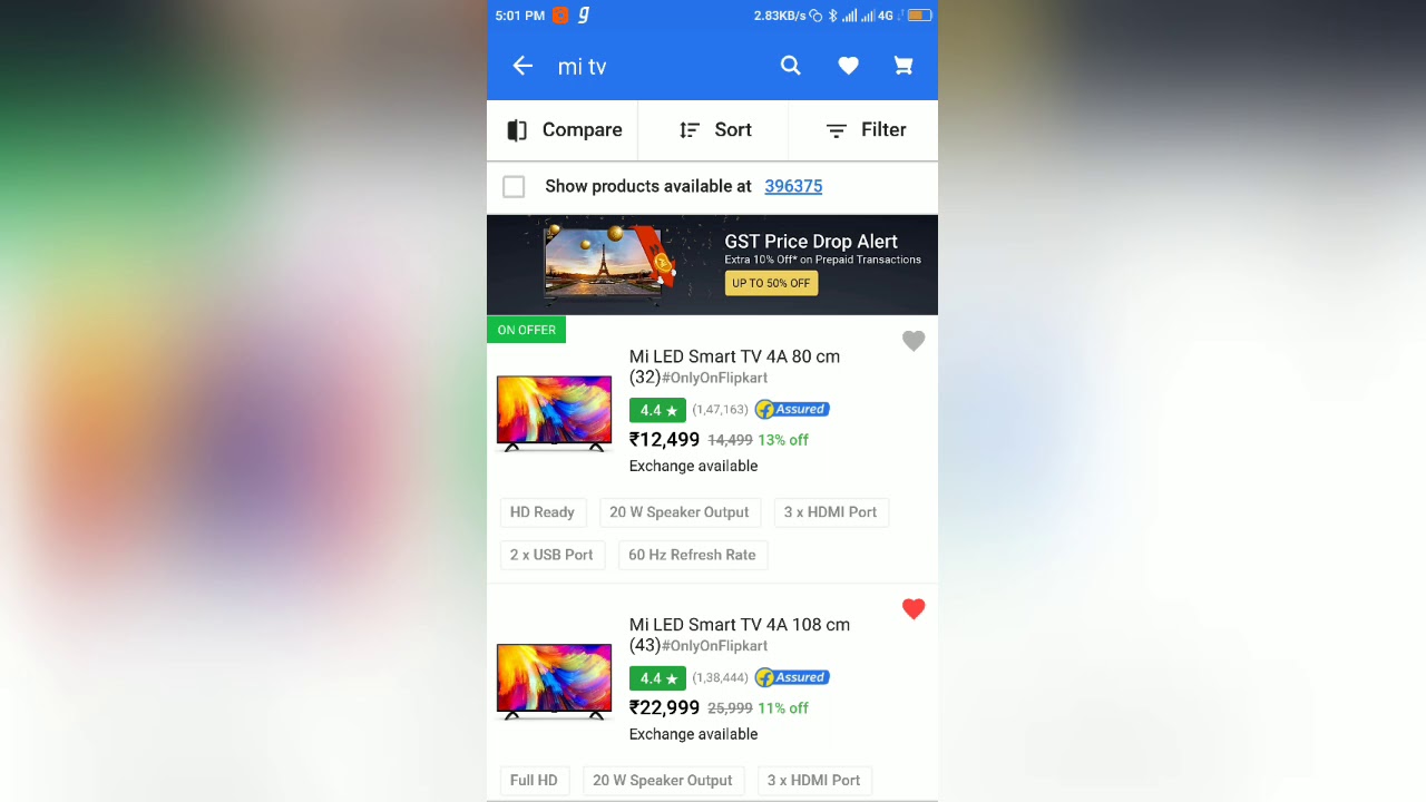 Xiaomi Mi TV India price slashed after new GST rates come into effect