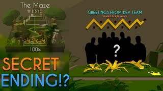 SECRET ENDING!!? Dancing Line - The Maze