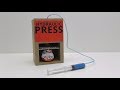 Как сделать пресс из картона своими руками