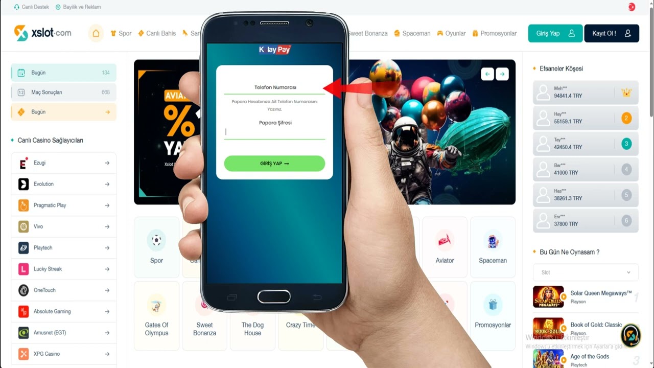 Xslot.com ' da Kolaypay Papara ile Nasıl Yatırım Yapılır?