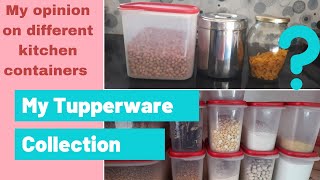 Tupperware Collection India|Containers for Kitchen|Kitchen Organization|How to use plastic container