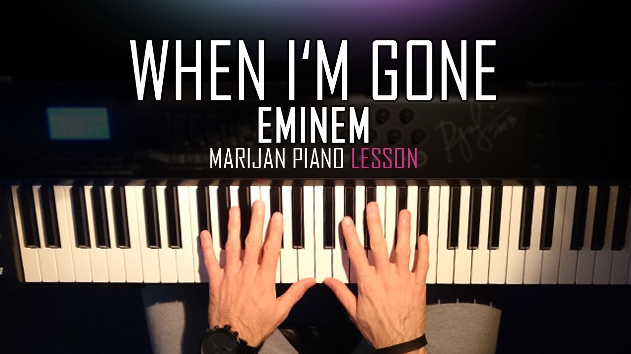 How To Play: Eminem - When I'm Gone | Piano Tutorial Lesson - YouTube