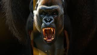 The Dark Side of Gorillas #wildlifebattle #gorilla #wildlife #animals