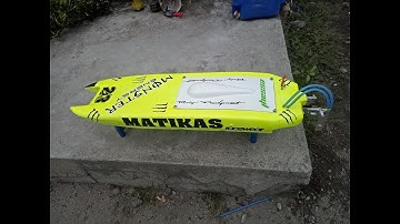 Philippine made RC boat Catamaran