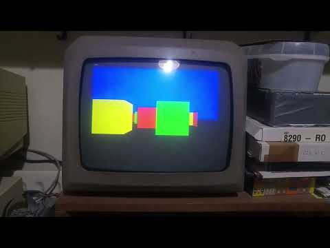 hayrick's raycasting demo on a BBC Master