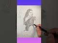 How ti draw girl #art #arttutorial #pencilportrsit #drawing
