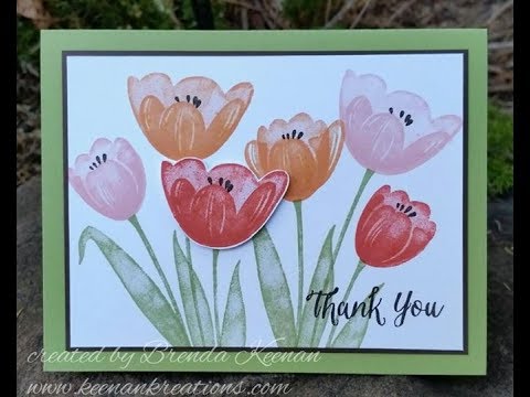 Tranquil Tulips card video