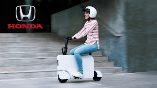 Hondas New Motocompacto E-Scooter Looks Like A Rideable Suitcase