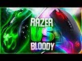 СРАВНЕНИЕ ПВП МЫШЕК! RAZER VS BLOODY | ЛУЧШАЯ МЫШКА? | Майнкрафт Скайварс