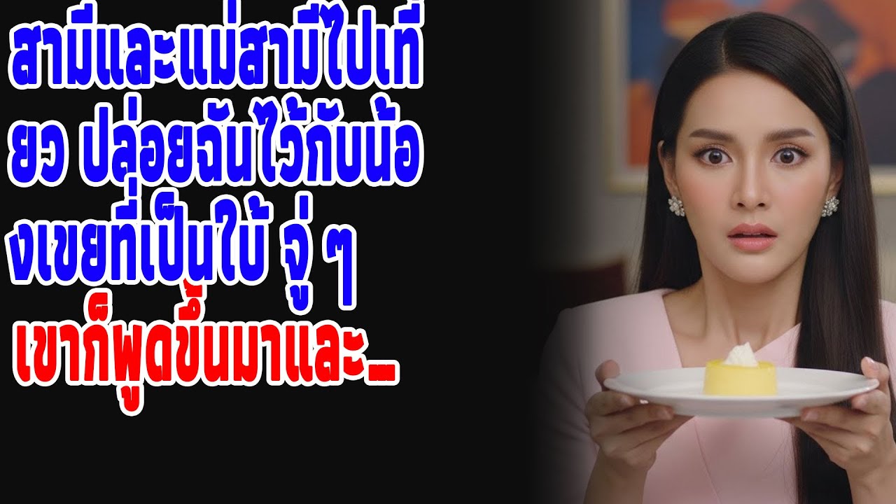 สามีและแม่สามีไปเที่ยว ปล่อยฉันไว้กับน้องเขยที่เป็นใบ้ จู่ ๆ เขาก็พูดขึ้นมาและ 