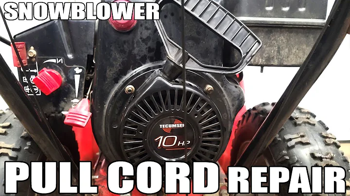 Snowblower Starter Rope Repair on 8-10HP Tecumseh ...