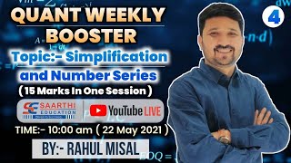 Quant Weekly Booster Simplification And Number Series 
