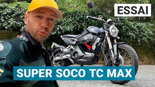 Essai Super Soco TC MAX : une petite moto électrique 125 taillée pour la ville