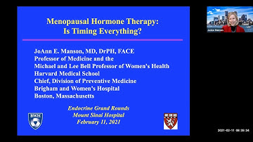 Menopausal Hormone Therapy: Is Timing Everything?