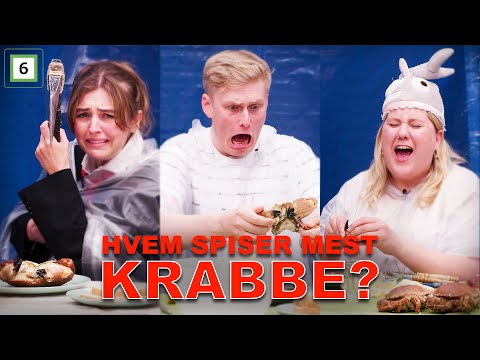 Hvem spiser mest krabbe? 🦀 - "Dette er en grusom spisevideo"