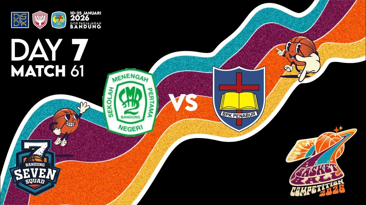 DAY 7 | MATCH 61 | SMPN 2 BANDUNG VS SMPK BPK PENABUR CIREBON | PUTRA