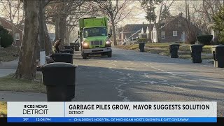 Detroit mayor proposes trash pickup plan potential cost increase for residents