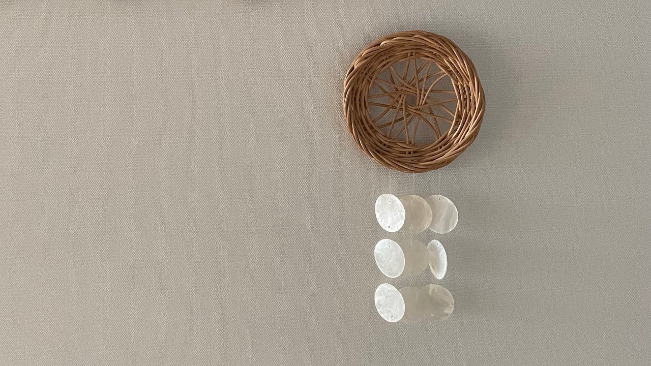 라탄자개모빌만들기 rattan 라탄소품