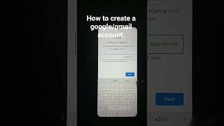 How to create a google /gmail account #Google #windows #gmail #gmailaccount #googleaccount