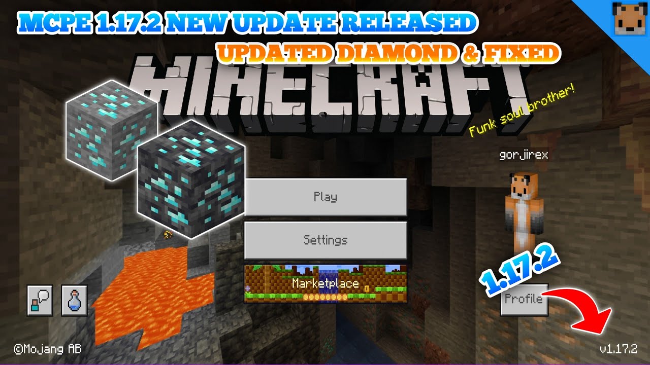 Minecraft pe 1.17.2 New Update Released - MCPE 1.17.2 UPDATE DIAMOND ...