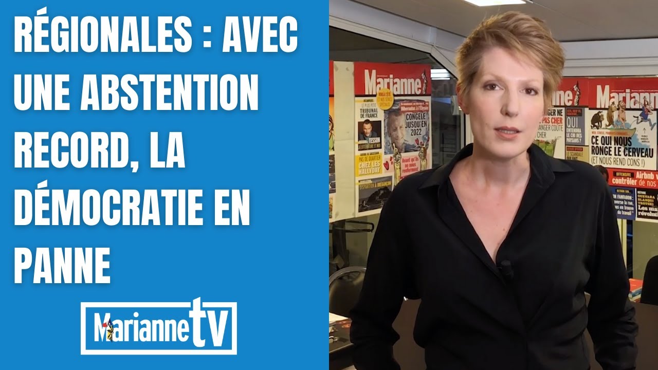 Régionales : avec une abstention record, la démocratie en panne