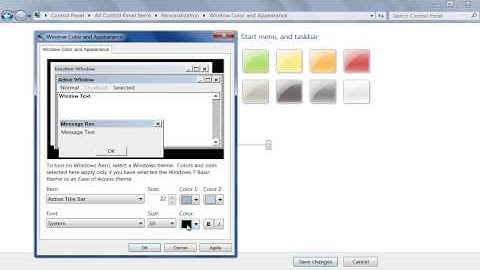 How to Change Default Fonts in Windows 7