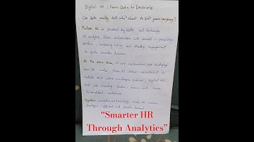 ✍️Digital HR: From Data to Decision.🔖#Digital hr #Hr analytics #Future of work #Data driven hr #