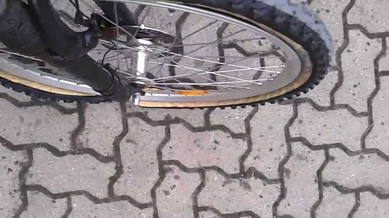 Fahrradreifen ohne Luft YouTube