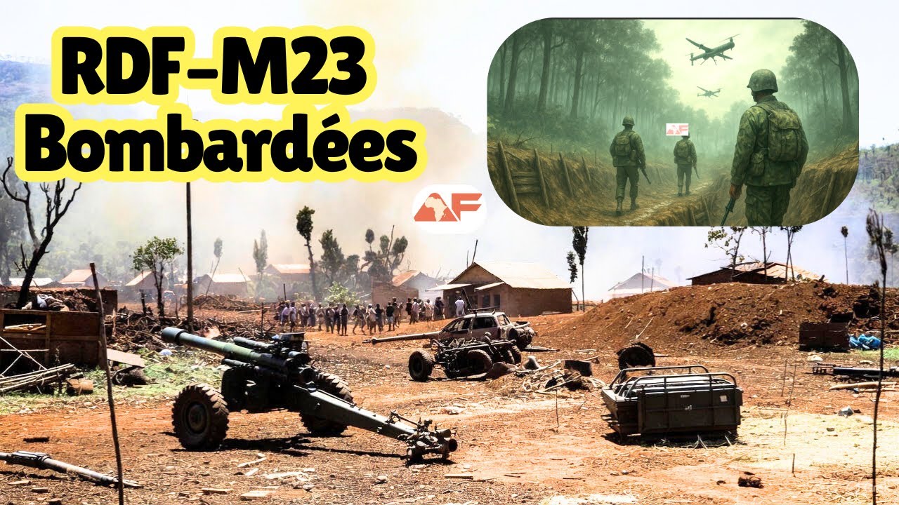Masisi: positions RDF–M23 bombardées, villages repris par les FARDC