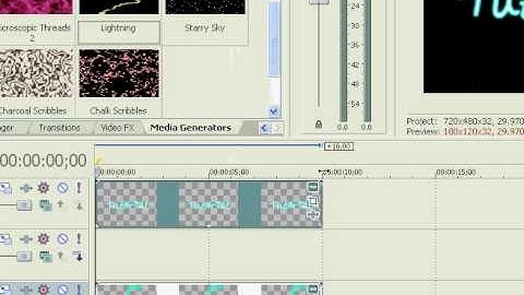 Sony Vegas 8 Pro Tutorial: Lighting Text! I oO__ST34LTY__Oo