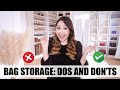 How I Store My Luxury Bags | What To Do and What *NOT* To Do!