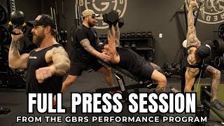 FULL PRESS SESSION from the GBRS PERFORMANCE PROGRAM