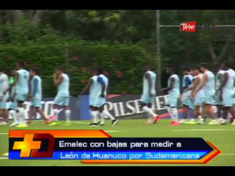 Emelec con bajas para medir a León de Huanuco por Sudamericana
