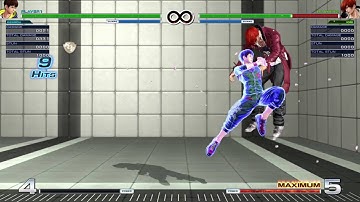 KoF14 - Kensou Combos - Midscreen - 1 Bar - Any Position - Character Specific - 424 Damage