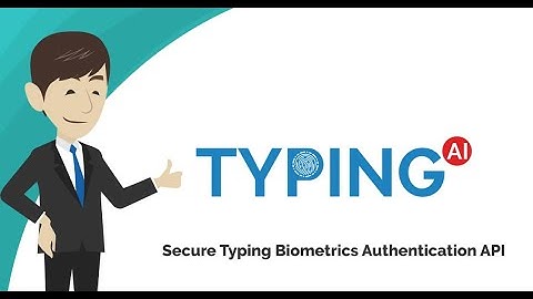 Typing AI Biometrics - Secure Typing Biometrics Authentication API